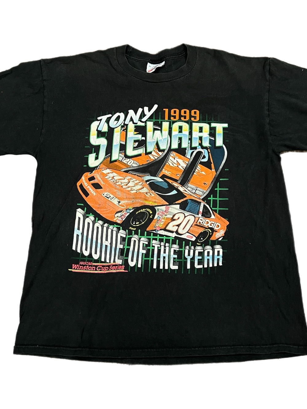 Vintage Nascar Tony Stewart Rookie of the Year 1999 T-Shirt